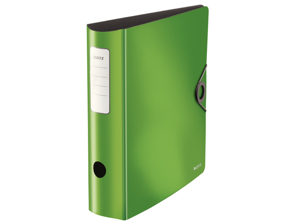 ARCHIVADOR DE PALANCA LEITZ ACTIVE SOLID POLYFOAM 180 DIN A4 LOMO 82 MM COLOR VERDE