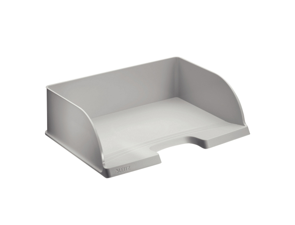 BANDEJA SOBREMESA PLASTICO LEITZ PLUS JUMBO APAISADA COLOR GRIS 363X103X273 MM