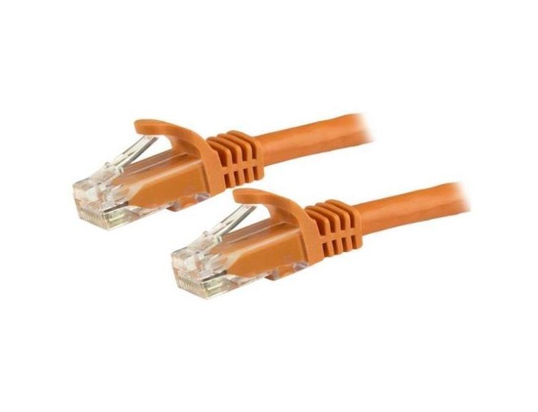 CABLES FIBRA / ETHERNET / TELEF. STARTECH CABLE 10M NARANJA DE RED CAT6