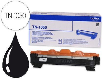 TONER BROTHER TN-1050 HL1110 DCP1510 MFC1810 NEGRO -1000 PAG