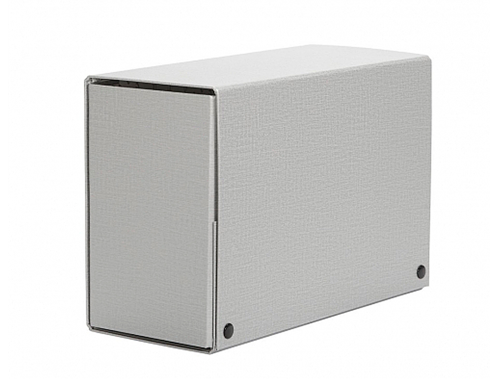 CARPETA PROYECTOS PARDO FOLIO LOMO 150 MM CARTON FORRADO GRIS CON BROCHE