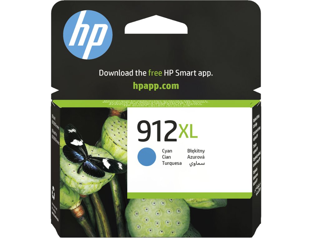 INK-JET HP 912 XL OFFICEJET 8010 / 8020 / 8035 CIAN 825 PAG