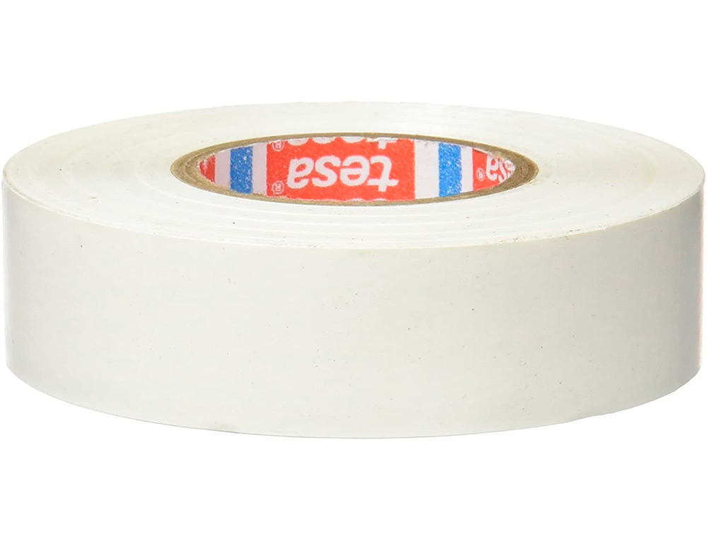 CINTA ADHESIVA AISLANTE TESA 20 MT X 19 MM COLOR BLANCO
