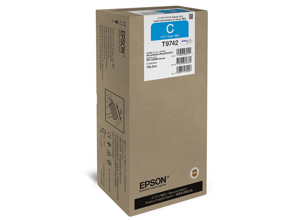 INK-JET EPSON WORKFORCE PRO WF-C869R CIAN XXL INK SUPPLY UNIT