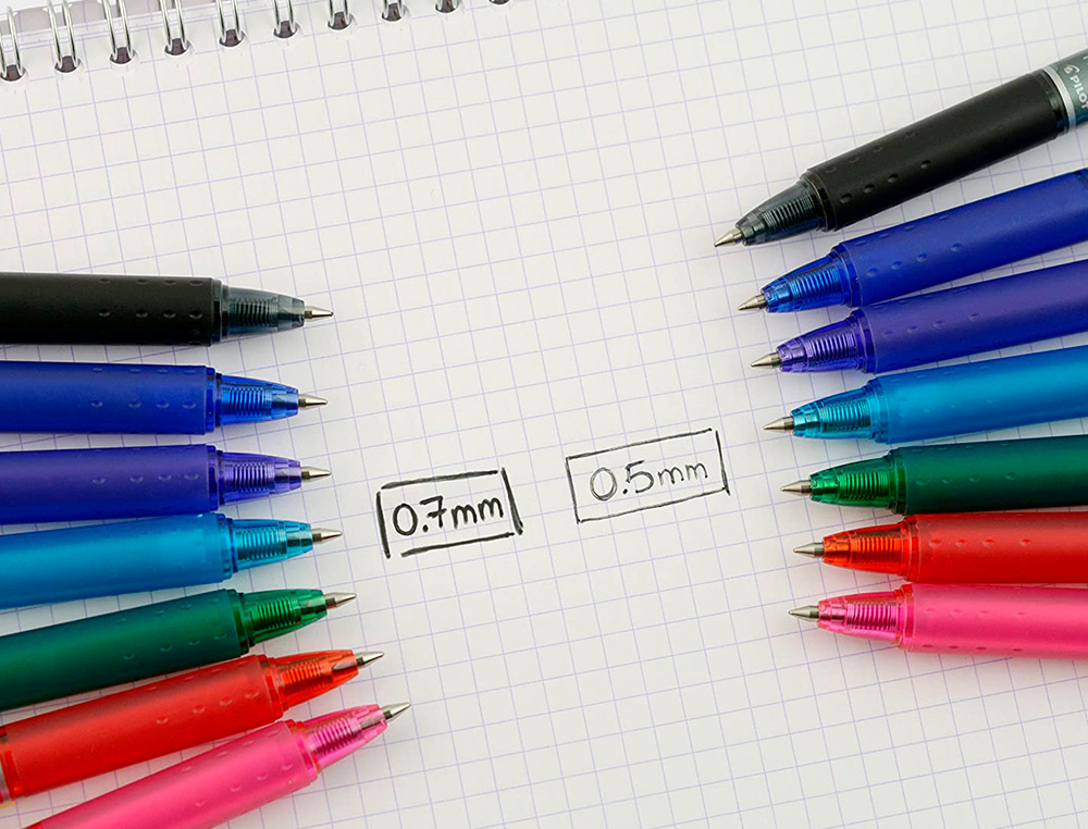 BOLIGRAFO PILOT FRIXION BALL BORRABLE 0,7 MM PUNTA MEDIA NEGRO EN BLISTER