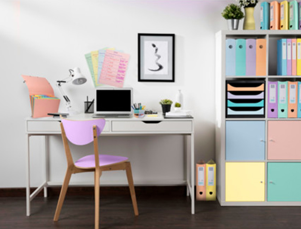 REVISTERO EXACOMPTA AQUAREL MAG-CUBE CORAL PASTEL 266X328X305 MM