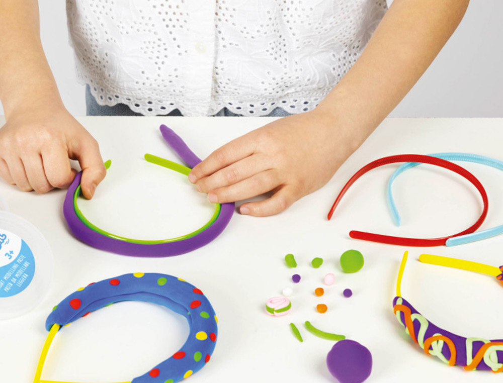 PASTA DE MODELAR CARIOCA MODELIGHT BIJOUX PENDIENTES Y TURBANTES