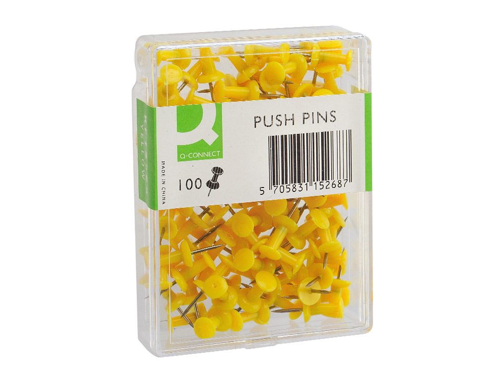 SEÑALIZADOR DE PLANOS Q-CONNECT AMARILLO CAJA DE 100 UNIDADES