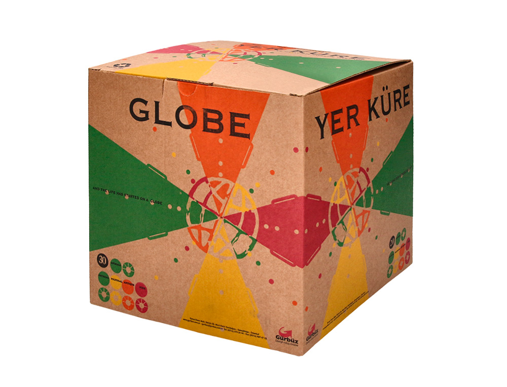 GLOBO TERRAQUEO LIDERPAPEL CON LUZ FISICO Y POLITICO ESCRIBIBLE DIAMETRO 30 CM