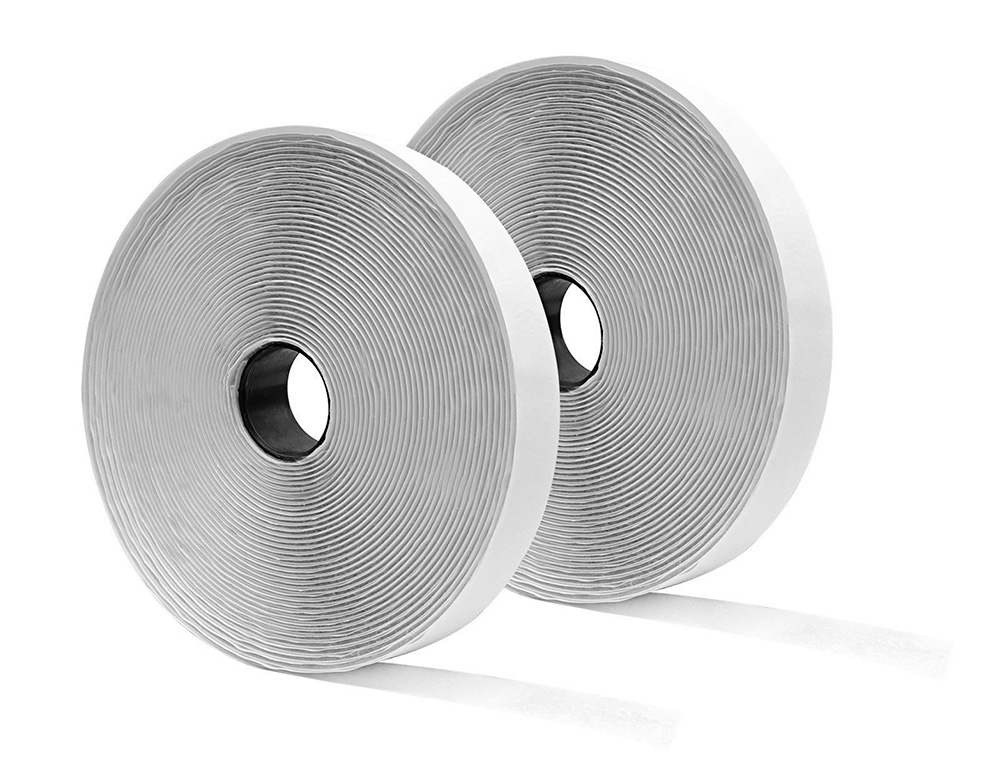 CINTA DE CIERRE ADHESIVA LIDERPAPEL VELCRO BLANCO 20MM X 10M