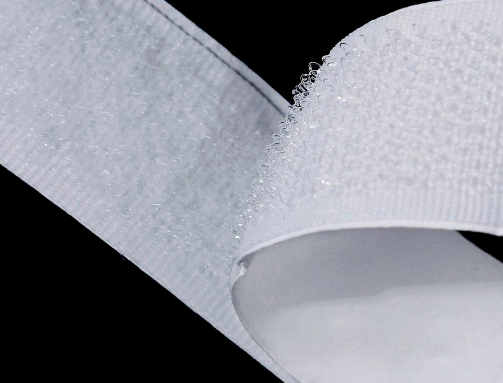 CINTA DE CIERRE ADHESIVA LIDERPAPEL VELCRO BLANCO 20MM X 10M