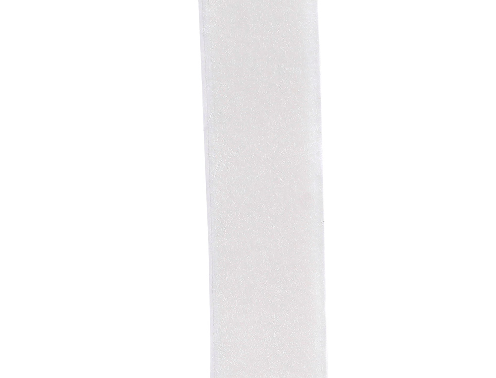 CINTA DE CIERRE ADHESIVA LIDERPAPEL VELCRO BLANCO 20MM X 10M