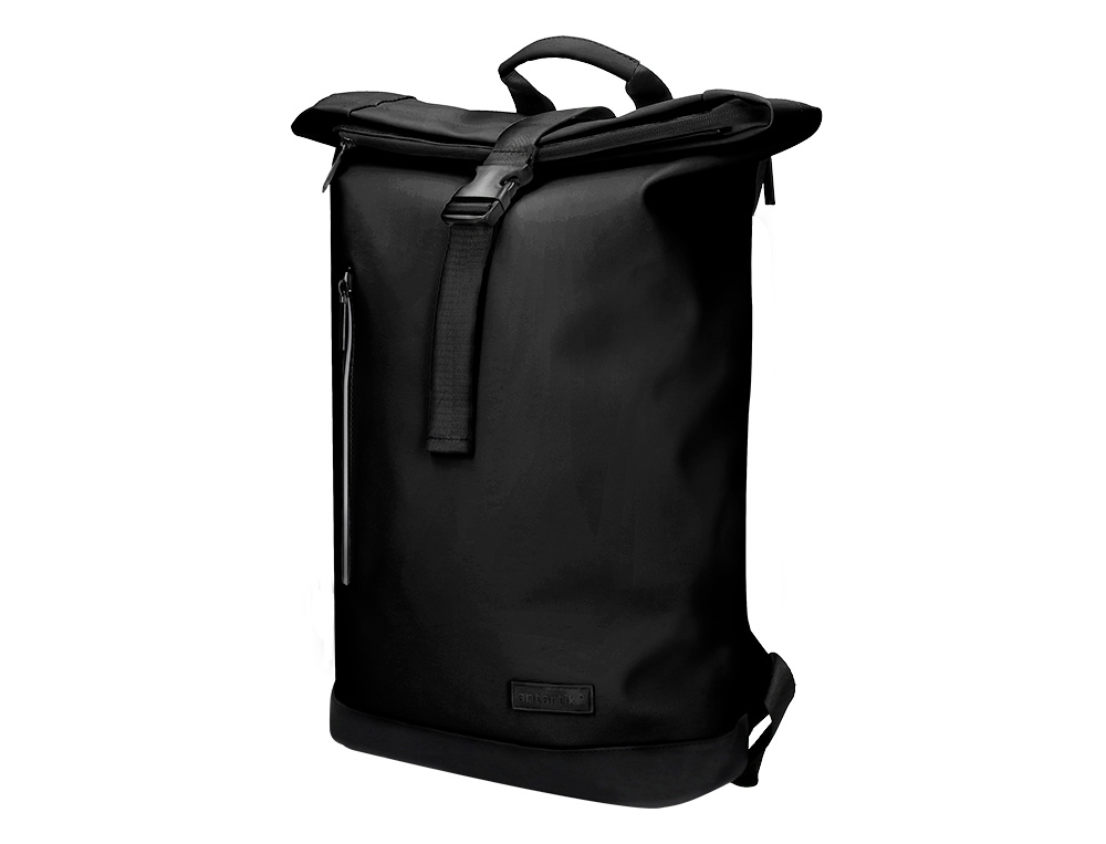 MOCHILA ANTARTIK ROLL PACK WATERPROOF ENROLLABLE GRAN CAPACIDAD COLOR NEGRO 480X130X280 MM