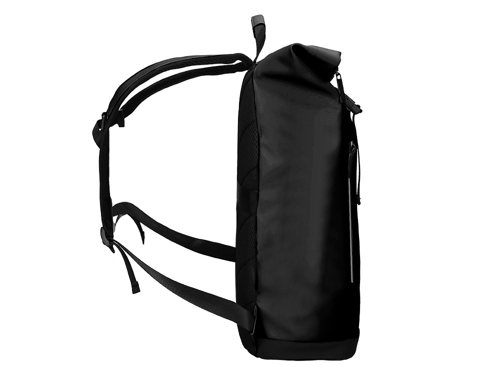 MOCHILA ANTARTIK ROLL PACK WATERPROOF ENROLLABLE GRAN CAPACIDAD COLOR NEGRO 480X130X280 MM
