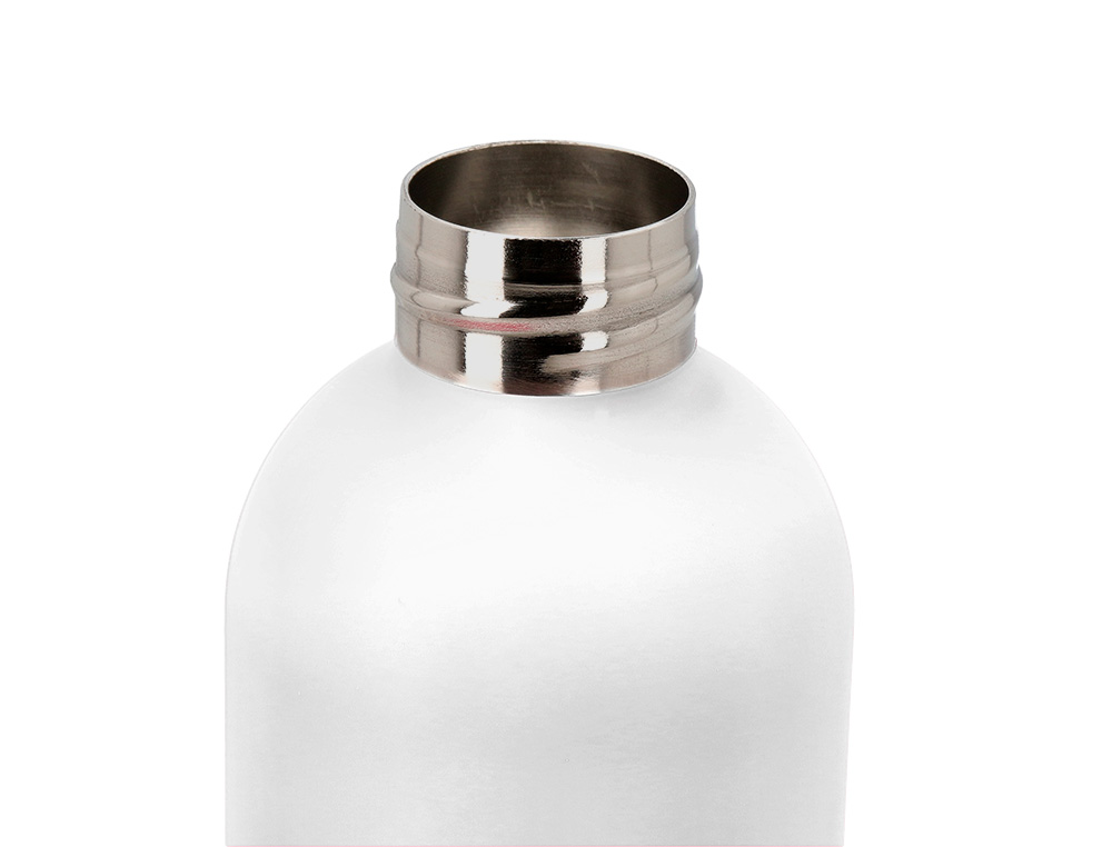 BOTELLA PORTALIQUIDOS ANTARTIK ISOTERMICA ACERO INOXIDABLE LIBRE DE BPA COLOR BLANCO 750 ML