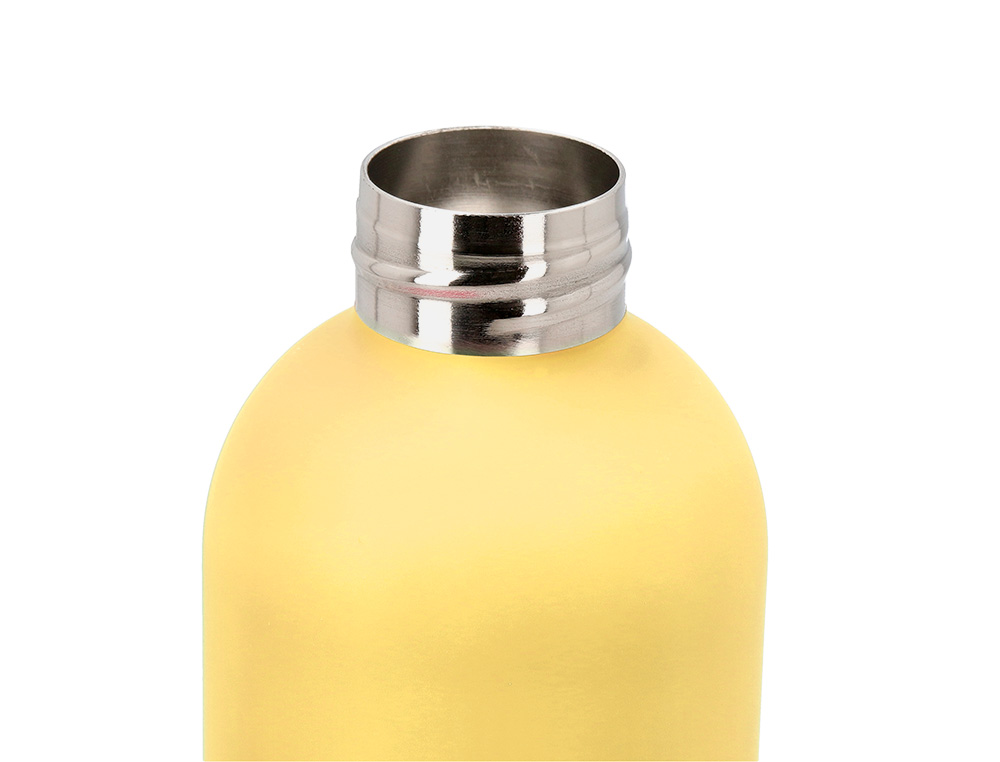 BOTELLA PORTALIQUIDOS ANTARTIK ISOTERMICA ACERO INOXIDABLE LIBRE DE BPA COLOR AMARILLO 750 ML