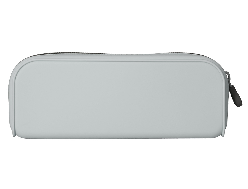 ESTUCHE PORTATODO ANTARTIK PRISMA SILICONA SOFT RECTANGULAR 185X50X75 MM GRIS