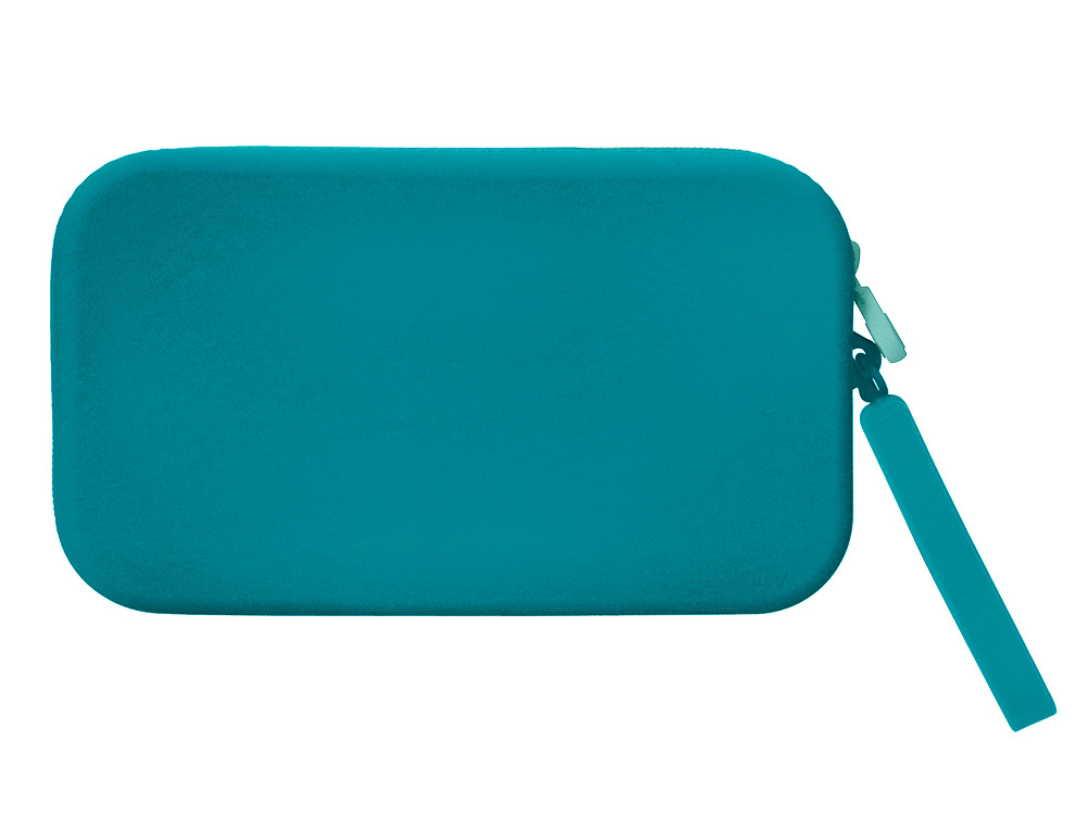 ESTUCHE PORTATODO ANTARTIK TROPICAL DIVE SILICONA SOFT RECTANGULAR 190X120X25 MM COLOR TURQUESA