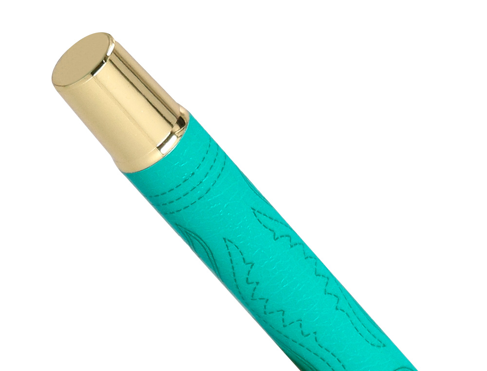 ROLLER BELIUS WILD WEST ALUMINIO COLOR VERDE DORADO TINTA COLOR NEGRO CAJA DE DISEÑO