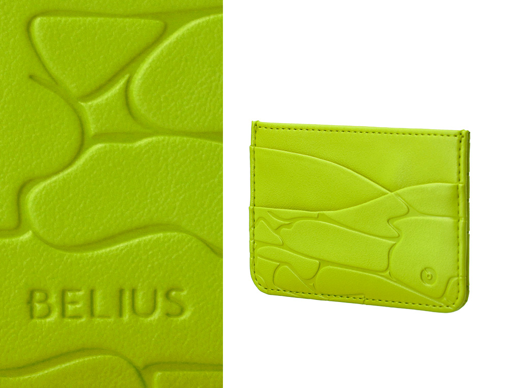 BOLIGRAFO Y WALLET BELIUS COCKTAILS MARGARITA ALUMINIO VERDE LIMA PLATEADO RELIEVE TINTA COLOR AZUL CAJA DE