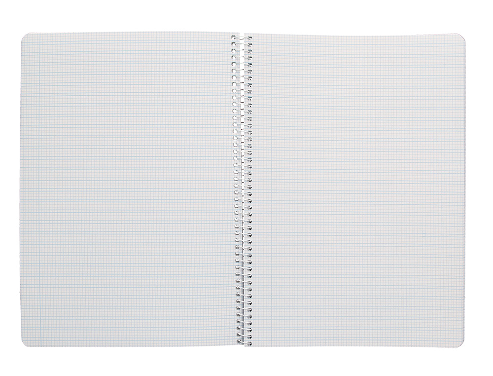 CUADERNO ESPIRAL LIDERPAPEL A4 PAUTAGUIA TAPA BLANDA 80H 75GR CUADRO PAUTADO 2,5MM COLOR NARANJA