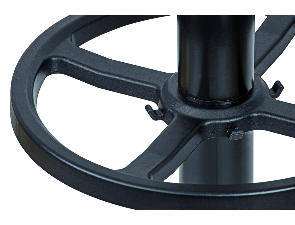 PERCHERO METALICO MAULGRANDO 8 COLGADORES Y PARAGUERO COLOR NEGRO 390X1750X390 MM