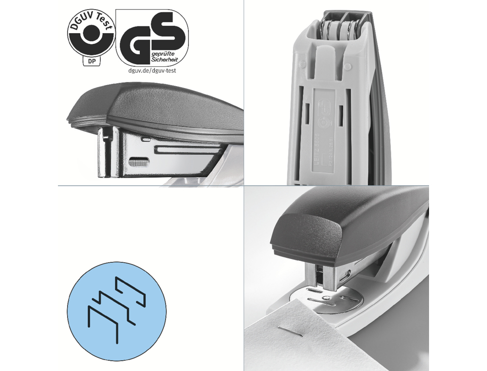 GRAPADORA PETRUS 210 REYCLE ROJO CAPACIDAD 25 HOJAS USA GRAPAS 22/6