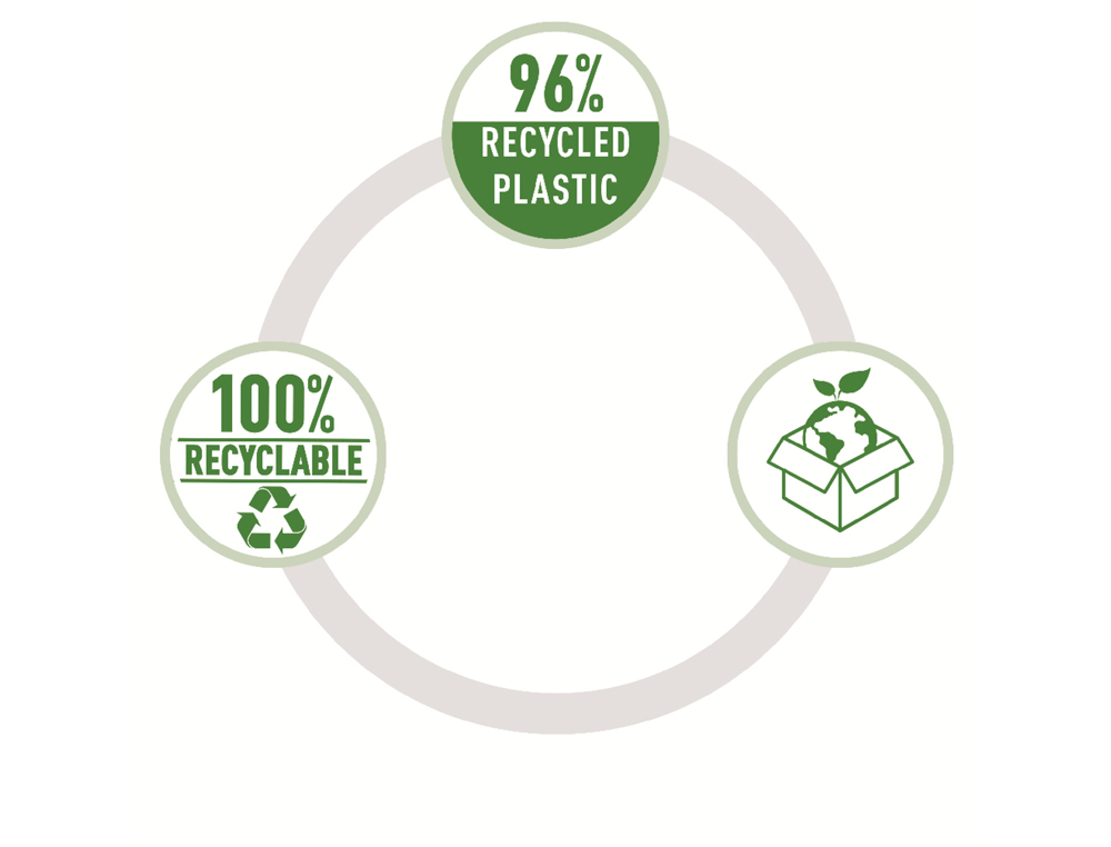 GRAPADORA PETRUS 210 REYCLE ROJO CAPACIDAD 25 HOJAS USA GRAPAS 22/6