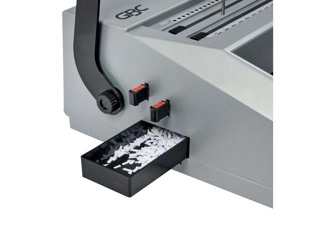 ENCUADERNADORA PARA ESPIRAL GBC MULTIBIND MB20 PERFORA 20 HOJAS TAMAÑO A4 ENCUADERNA 500 HOJAS