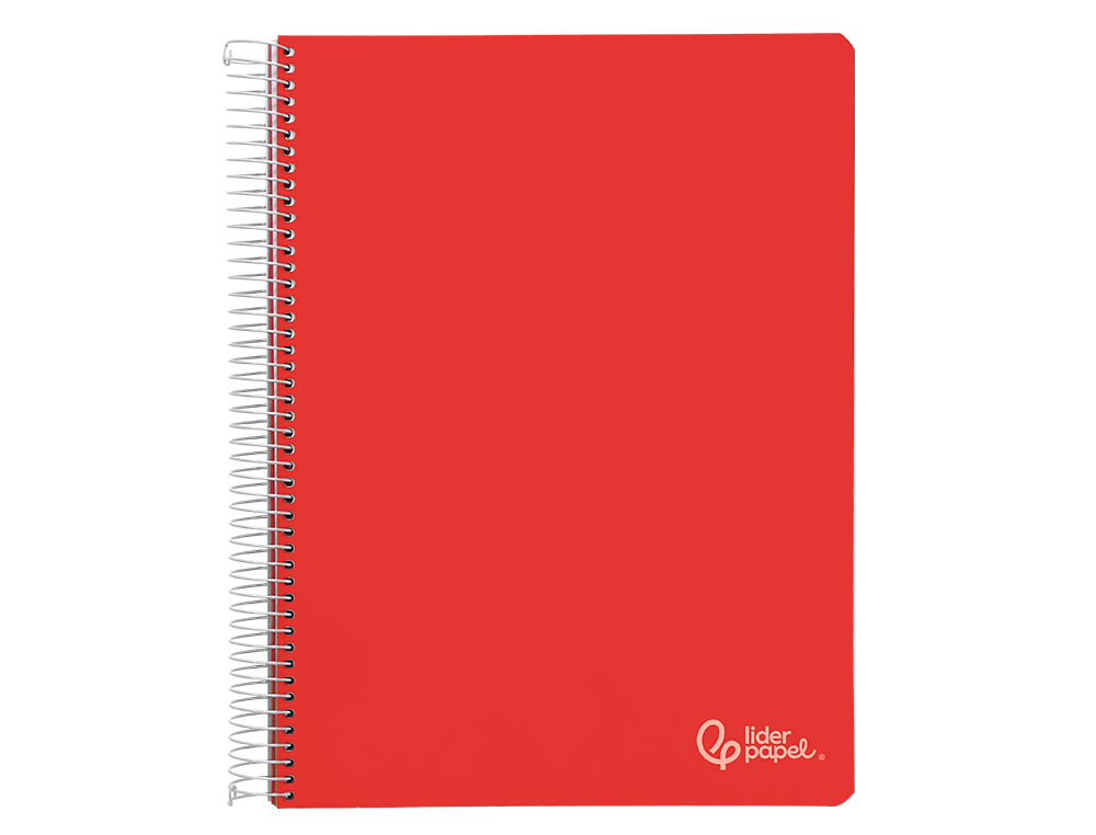 CUADERNO ESPIRAL LIDERPAPEL A4 MICRO WITTY TAPA DURA 120H 90GR HORIZONTAL 8MM 5 BANDAS 4 TALADROS COLORES SURTIDOS