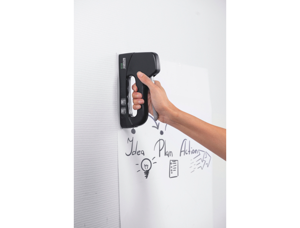 GRAPADORA RAPID CLAVADORA ECO COLOR NEGRO UTILIZA GRAPAS Nº 13 Y Nº 53