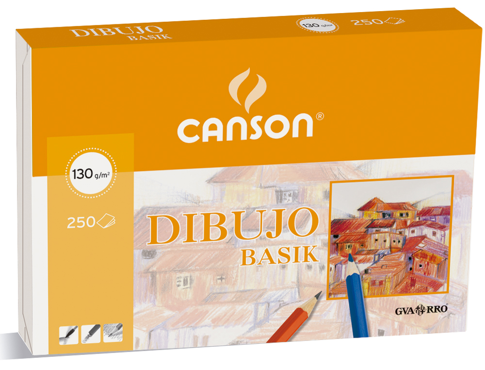 PAPEL DIBUJO BASIK 297X420 130 GR SIN RECUADRO