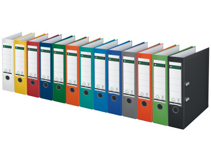 ARCHIVADOR DE PALANCA LEITZ 180 DIN A4 MAXI POLIPROPILENO LOMO 80 MM COLOR AZUL