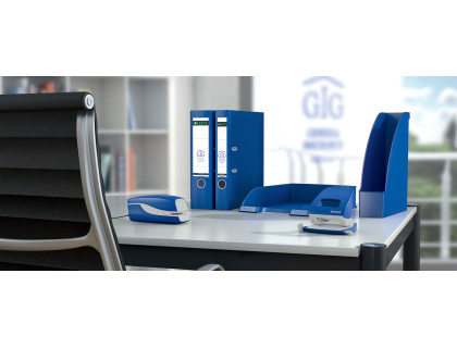 ARCHIVADOR DE PALANCA LEITZ 180 DIN A4 MAXI POLIPROPILENO LOMO 80 MM COLOR AZUL