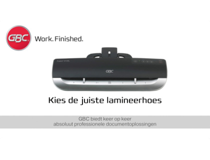 BOLSA DE PLASTIFICAR GBC DIN A4 2X125 MICRAS AUTOADHESIVA CAJA DE 100 UNIDADES