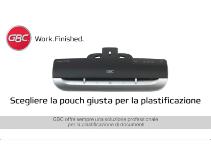 BOLSA DE PLASTIFICAR GBC DIN A4 2X125 MICRAS AUTOADHESIVA CAJA DE 100 UNIDADES