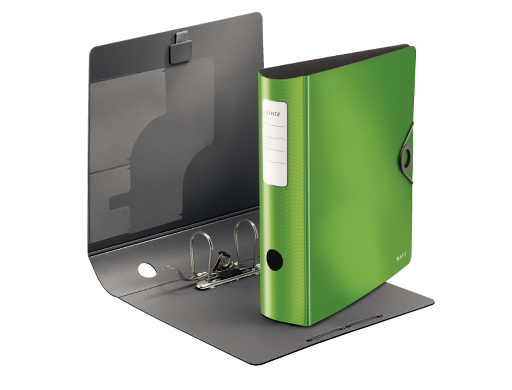 ARCHIVADOR DE PALANCA LEITZ ACTIVE SOLID POLYFOAM 180 DIN A4 LOMO 82 MM COLOR VERDE