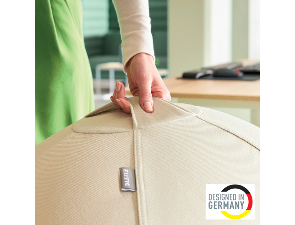 BALON DE ASIENTO LEITZ ACTIVE 65 CM ANTIDESLIZANTE COLOR GRIS