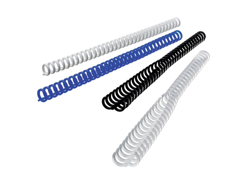 CANUTILLO GBC IBICLICK PLASTICO BLANCO 16 MM CAJA DE 50 UNIDADES