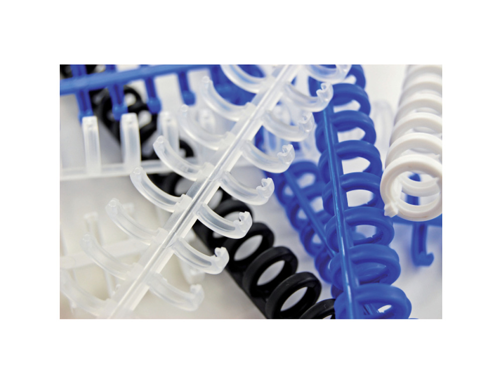 CANUTILLO GBC IBICLICK PLASTICO BLANCO 16 MM CAJA DE 50 UNIDADES