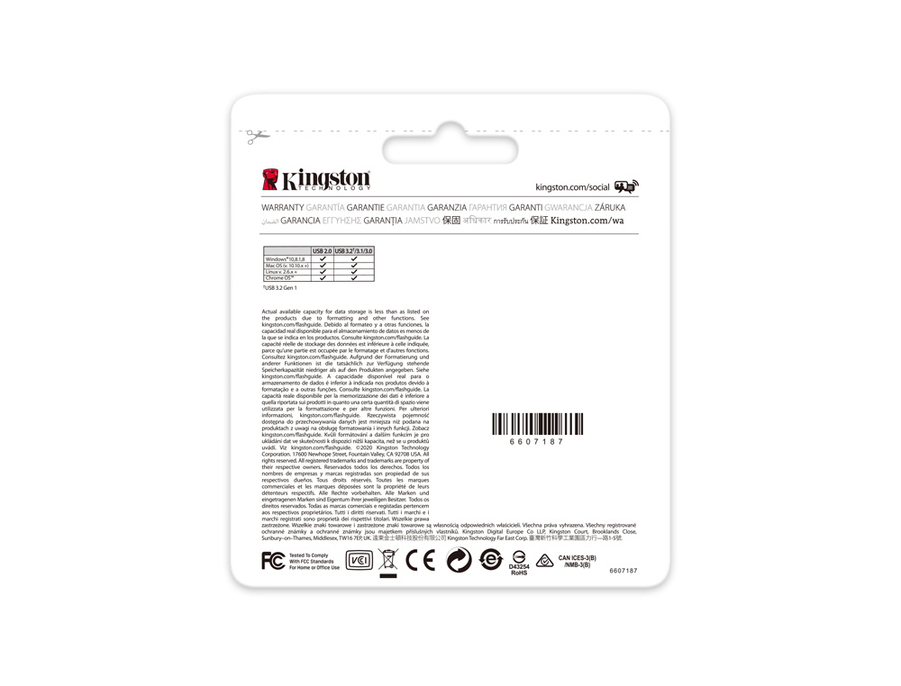 MEMORIA KINGSTON PENDRIVE KYSON 64GB