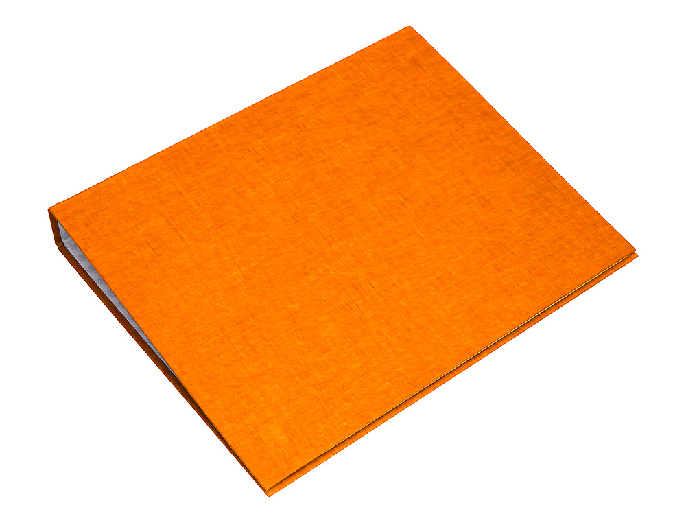 CARPETA DE 4 ANILLAS 25MM MIXTAS LIDERPAPEL FOLIO CARTON FORRADO PAPER COAT NARANJA