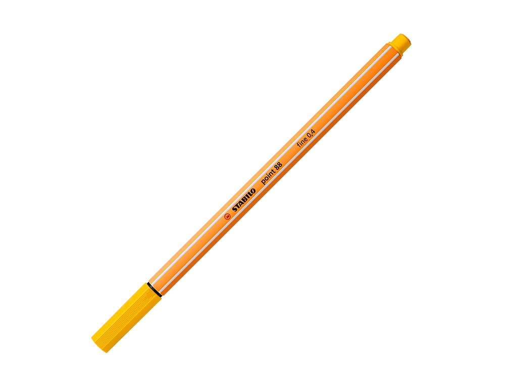 ROTULADOR STABILO PUNTA DE FIB RA POINT 88 AMARILLO PUNTA FINA 0,4MM