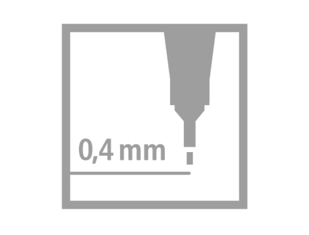 ROTULADOR STABILO PUNTA DE FIB RA POINT 88 AMARILLO PUNTA FINA 0,4MM