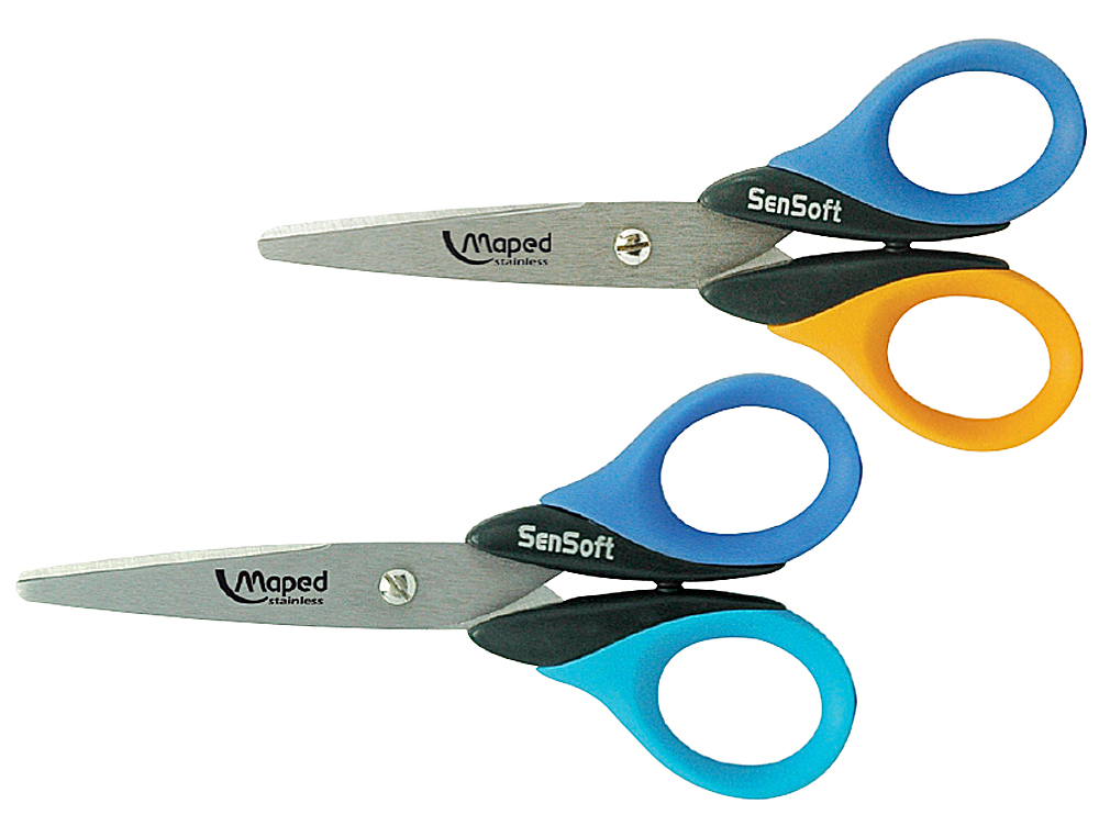 TIJERA ESCOLAR MAPED SENSOFT 13 CM