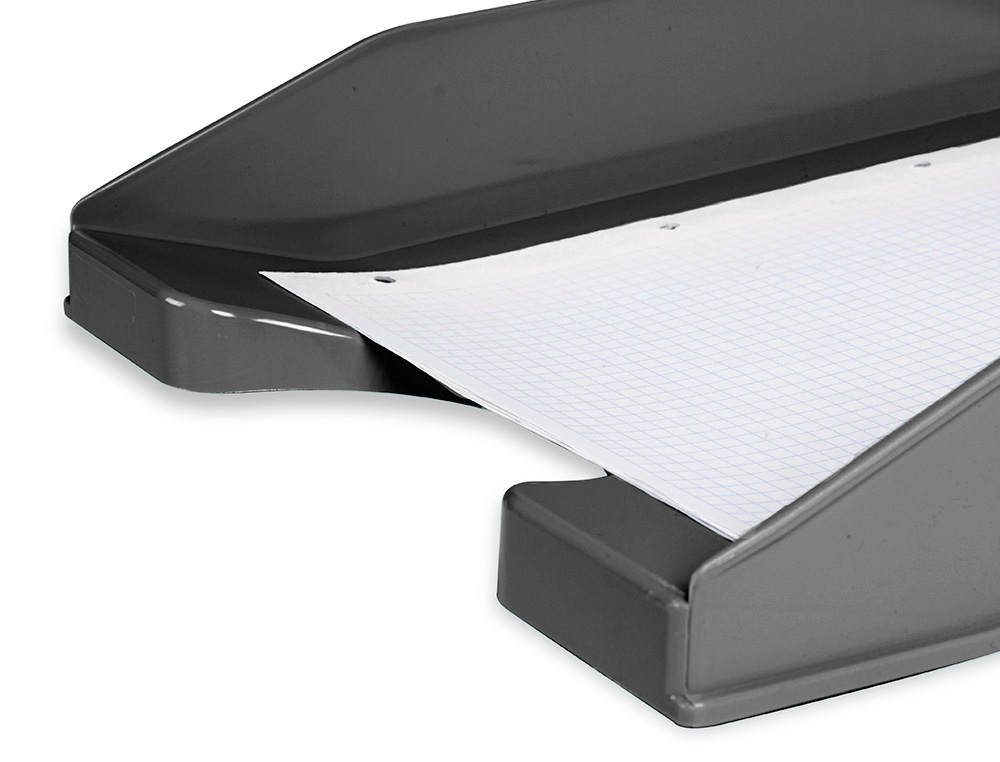 BANDEJA SOBREMESA PLASTICO Q-CONNECT NEGRO OPACO 100% RECICLADO 240X70X340 MM