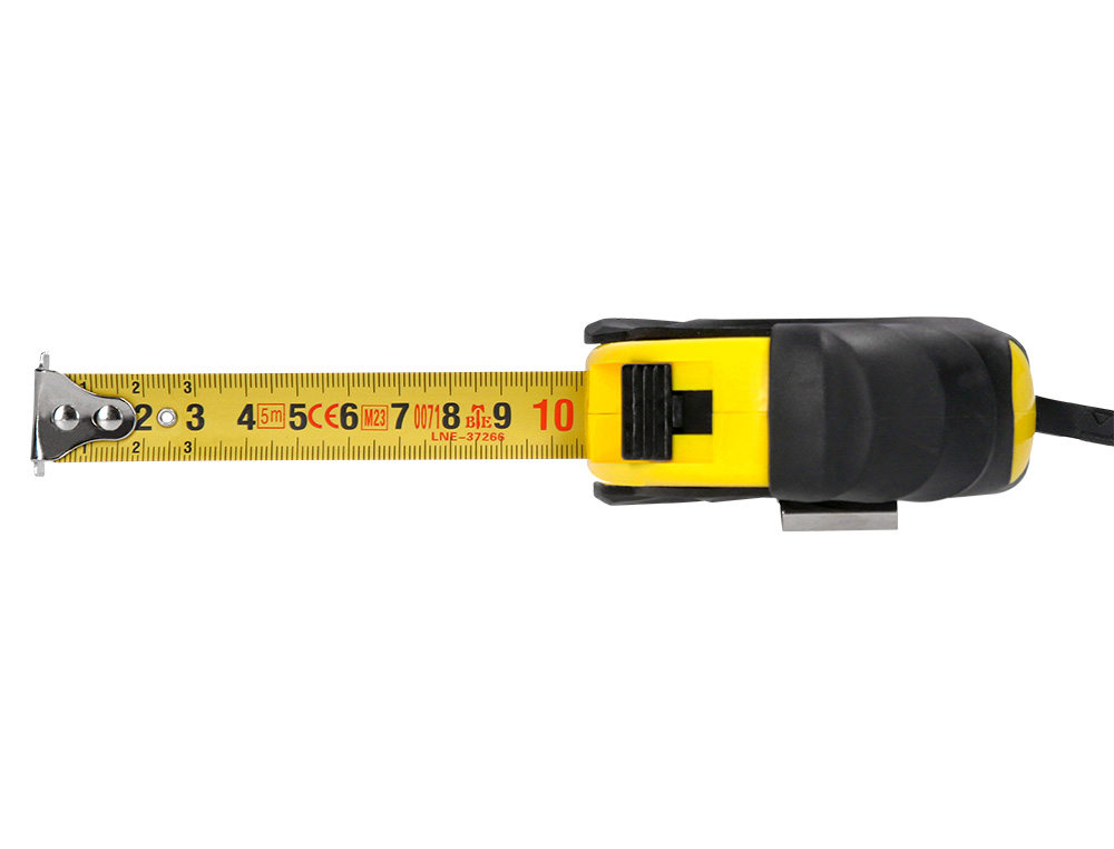 FLEXOMETRO Q-CONNECT CON FRENO MATERIAL ANTICHOQUE 19 MM DE ANCHO LONGITUD 5 MT