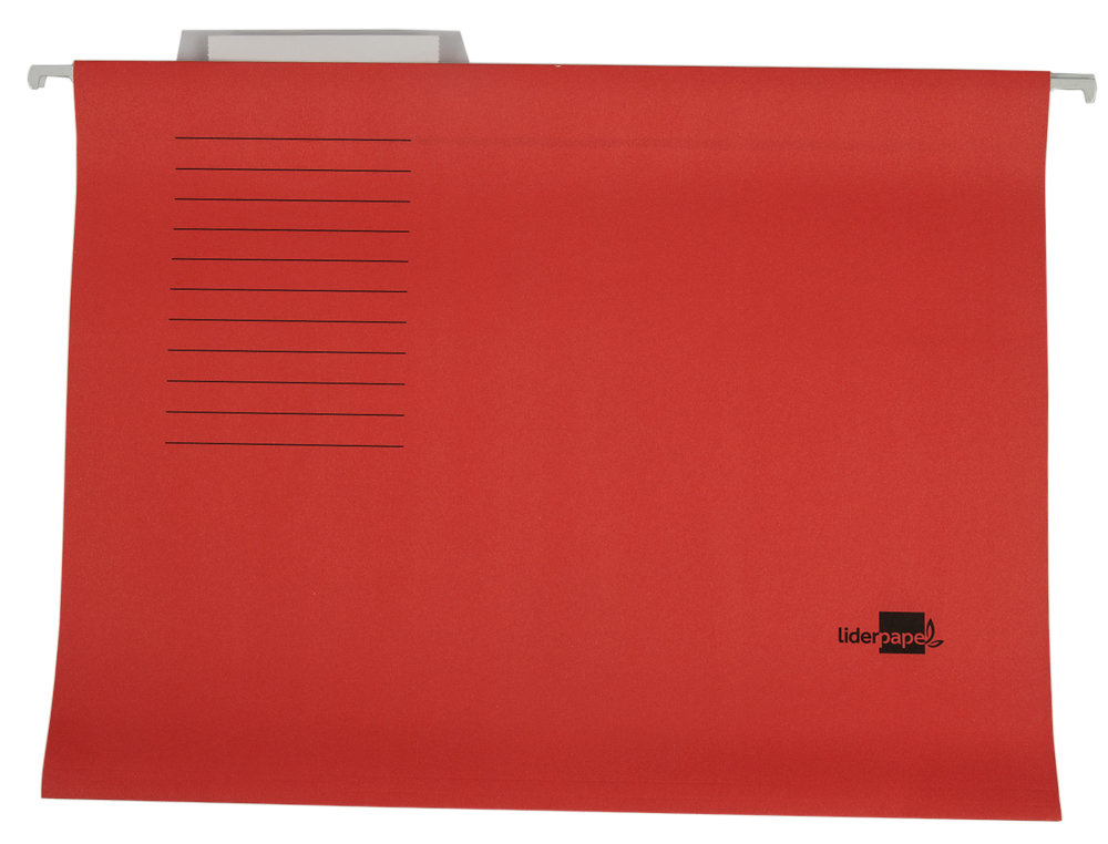 CARPETA COLGANTE LIDERPAPEL A4 COLOR ROJO