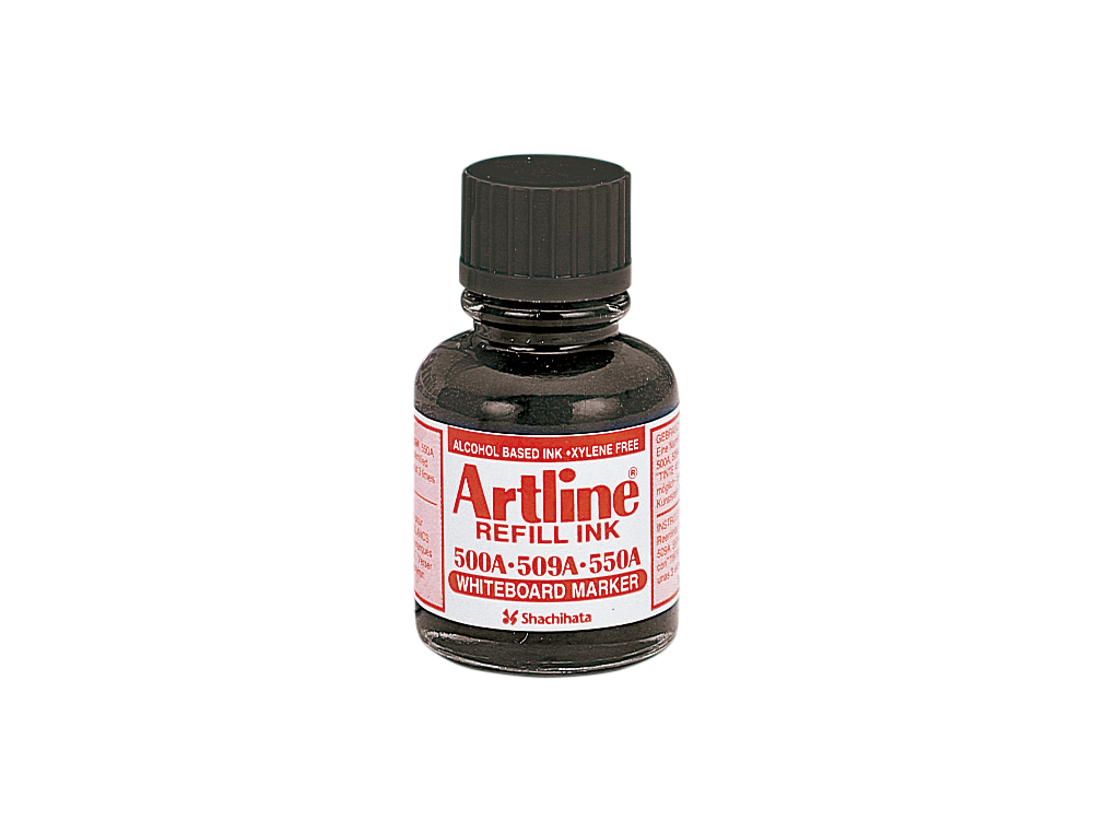TINTA ARTLINE NEGRO PARA ROTULADOR PIZARRA BLANCA 500A BOTE 20 ML