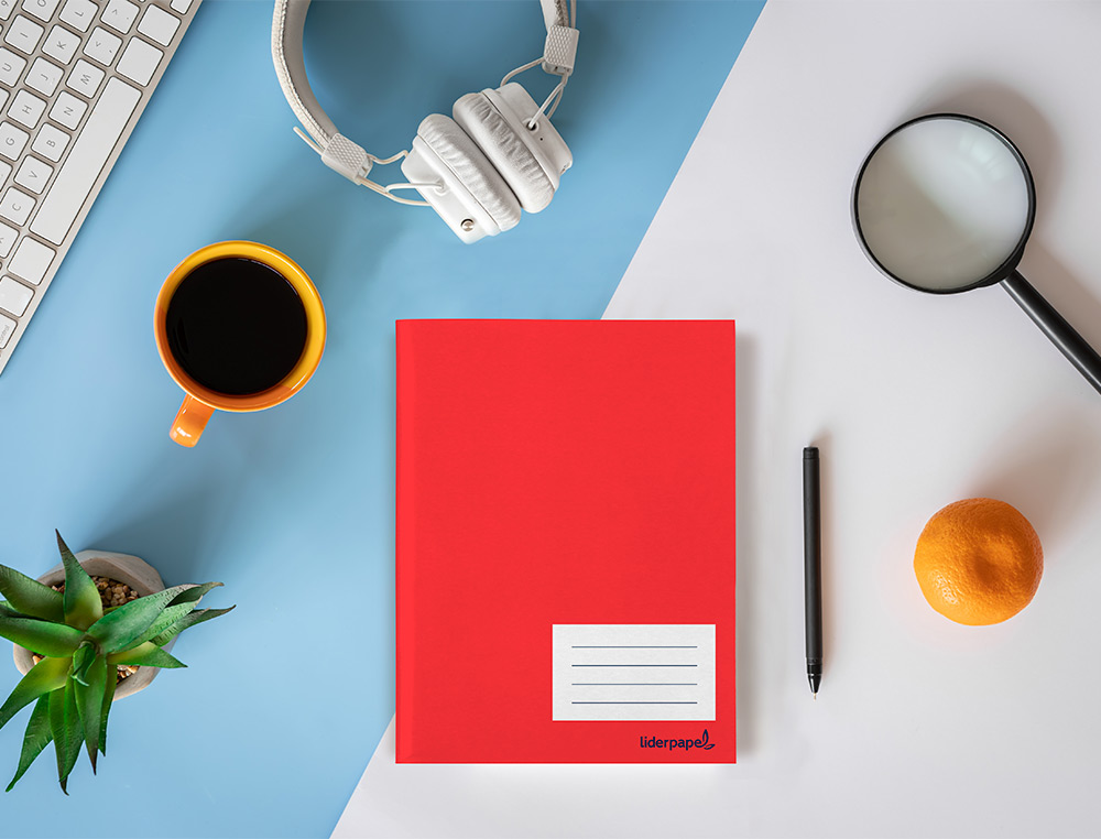 LIBRETA LIDERPAPEL SMART A5 80 HOJAS 60GR HORIZONTAL CON DOBLE MARGEN COLORES SURTIDOS TAPA BLANDA